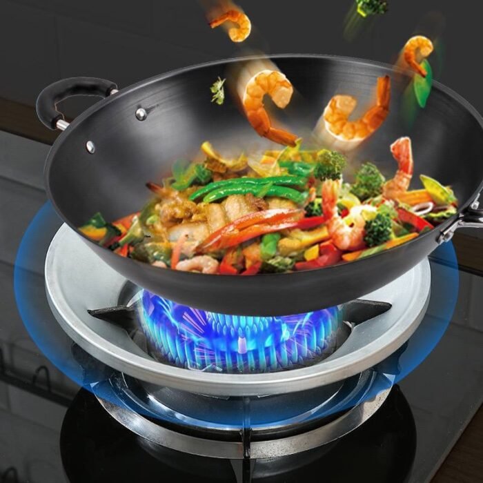 1PC ORIGINAL STAINLESS STEEL FIREPROOF WIND-SHIELD BRACKET ENERGY SAVER GAS STOVE COVER - Image 6