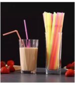 100PC DISPOSABLE DRINKING STRAW - Image 2