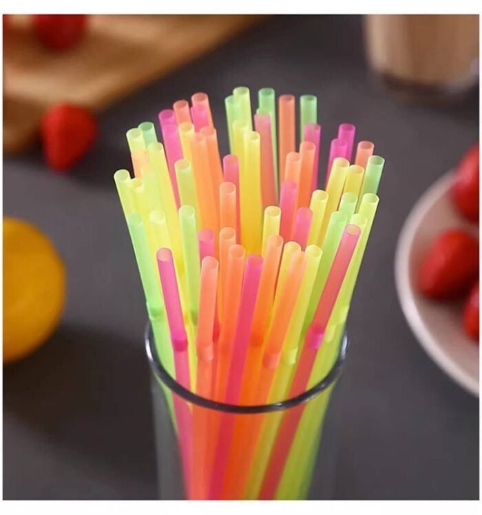 100PC DISPOSABLE DRINKING STRAW - Image 3