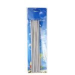6PC STAINLESS STEEL STRAW WITH STRAW BRUSH DESIGN 2 - Image 2