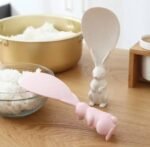 QUALITY CUTE LITTLE RABBIT KITCHEN STAND RICE NONSTICK SPOON 
Perfect for souvenir - Image 3