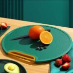 (ON SALES) BIG SIZE ANTI SKID CHOP BONE DOUBLE SIDED GREEN CHOPPING BOARD - Image 4