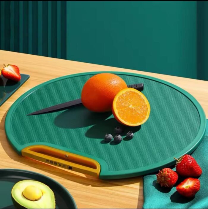 (ON SALES) BIG SIZE ANTI SKID CHOP BONE DOUBLE SIDED GREEN CHOPPING BOARD - Image 4