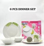 6PC DINNER SET

2 SOUP BOWL
2 FLAT PLATE 
2 CUP