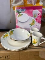 6PC DINNER SET

2 SOUP BOWL
2 FLAT PLATE 
2 CUP - Image 2