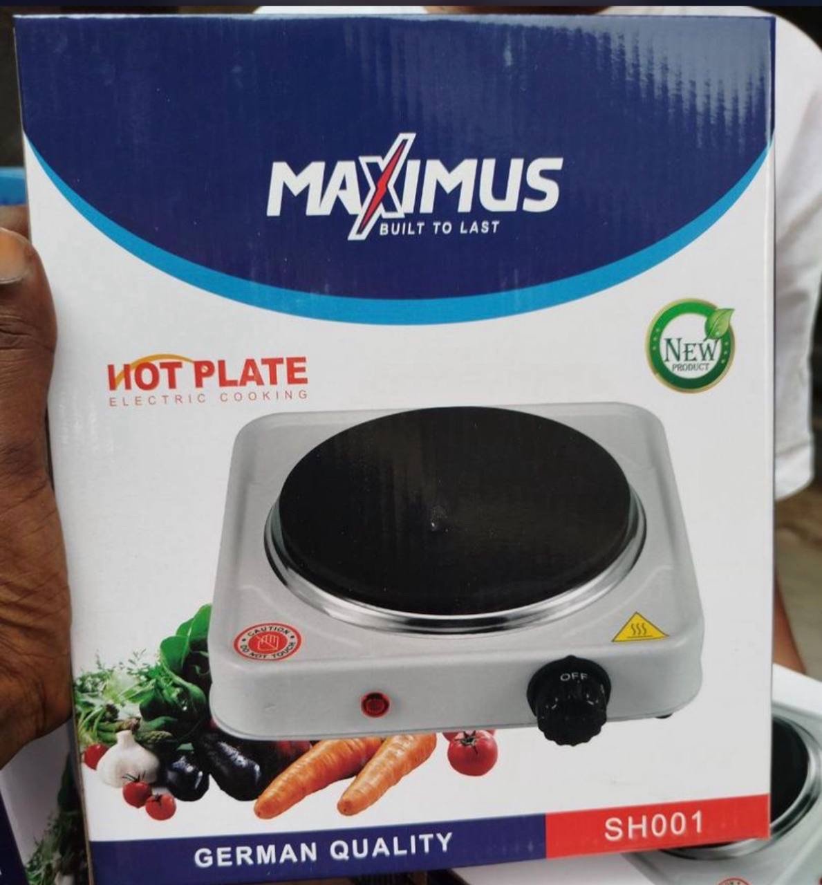 img_1239 1000WATT SINGLE FACE MAXIMUS HOT PLATE - Image 1