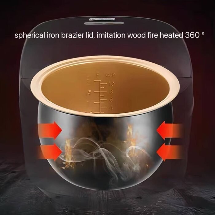 5LTR SILVER CREST MULTIFUNCTIONAL ELECTRIC RICE COOKER(3D SOLID HEATING) - Image 3