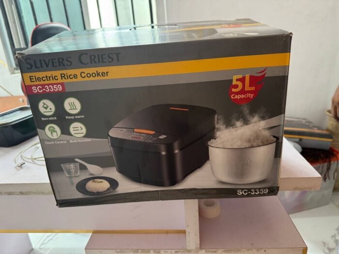 5LTR SILVER CREST MULTIFUNCTIONAL ELECTRIC RICE COOKER(3D SOLID HEATING) - Image 5
