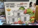 3PC HOFFNER ALUMINUM POT SET SIZE 18,20&22CM(3002) - Image 2