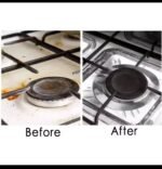 10PCS THICK SQUARE HIGH-TEMPERATURE ALUMINUM FOIL GAS COOKER PROTECTOR - Image 3