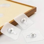12PC ADHESIVE PIN TRANSPARENT WALL HOOK DESIGN 2 2026 - Image 2