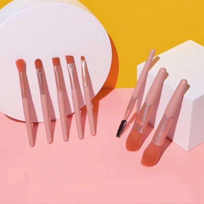 8PC MINI MAKEUP BRUSH SET - Image 5