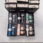 (ON SALES) HIGH QUALITY 3IN1 STAINLESS STEEL VACUUM FLASK 500ML(COMES IN A BEAUTIFUL BLACK BOX)