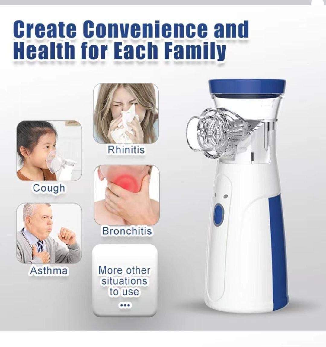 img_0544 MESH NEBULIZER
Mesh Nebulizer Respiratory Portable Handheld Atomizer Adults Kids Machine - Image 1