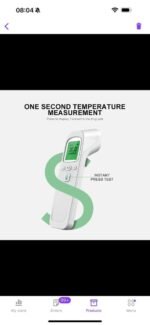 PHICON DIGITAL INFRARED FEVER NON CONTACT THERMOMETER FOR ADULT AND KIDS - Image 3