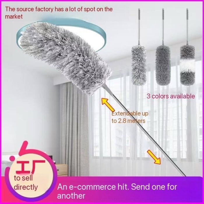 QUALITY FULL MAGIC TELESCOPIC BENDABLE MICROFIBRE HAND EXTENDABLE CLEANING COBWEB DUSTER (IN CARTON) - Image 4