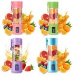 QUALITY 6 BLADE 380ML RECHARGEABLE JUICER(CHARGING PORT FOR EMERGENCY CHARGE) - Image 2