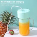 500ML RECHARGEABLE JUICER CUP WITH STRAW - Image 5