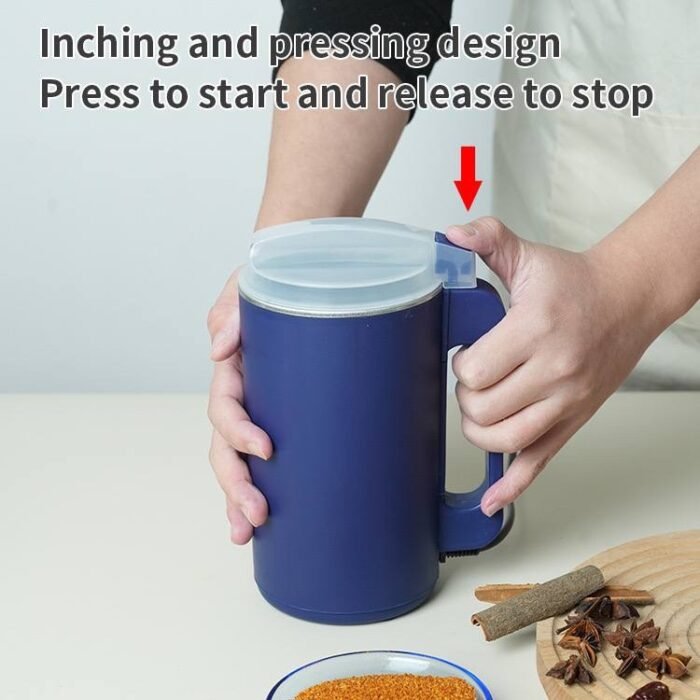 300WATT QUALITY STRONG BIG SIZE DRY STUFF ELECTRIC GRINDER WITH 8 BLADE - Image 2
