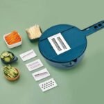 MANUAL VEGETABLE SHREDDER OR GRATER WITH BLADES AND SKIN PEELER - Image 3