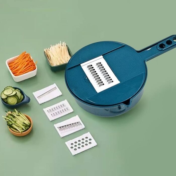 MANUAL VEGETABLE SHREDDER OR GRATER WITH BLADES AND SKIN PEELER - Image 3