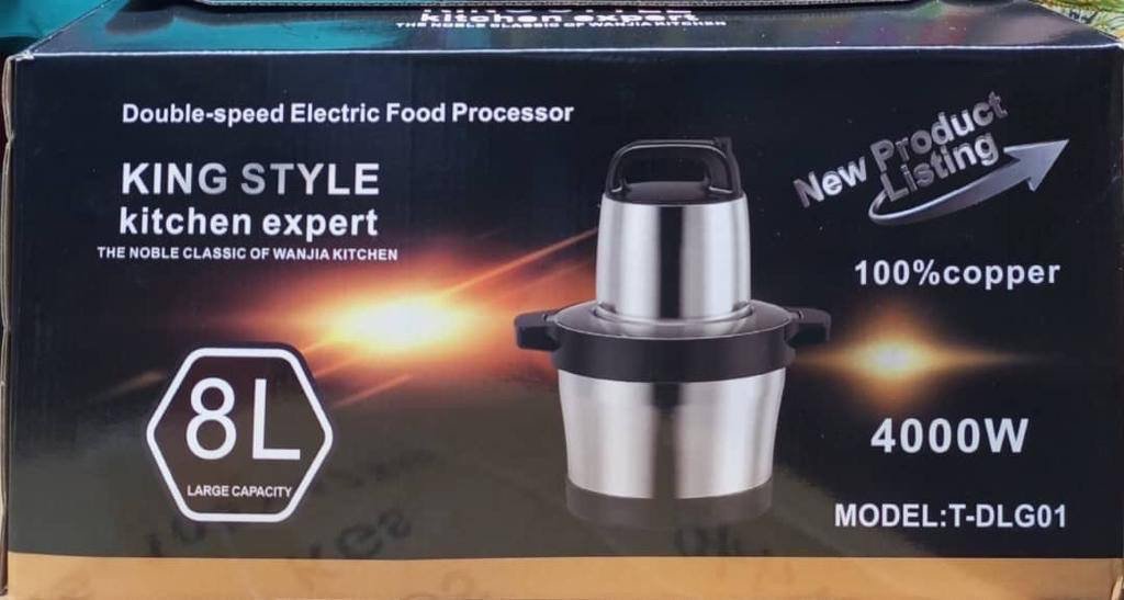 img_0672-2 8LTR 4500WATT KINGSTYLE YAM POUNDER 💯 COPPER MOTOR WITH STRONG BLADE - Image 1