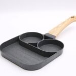 3 HOLES  THICKENED NONSTICK INDUCTION OMELETTE/PANCAKE FRYING PAN - Image 2