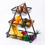 3 TIER METAL KITCHEN COUNTER MULTIFUNCTIONAL STORAGE RACK/ORGANIZER