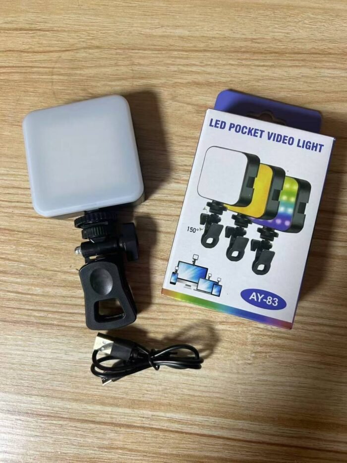 (ON SALES) RGB RECHARGEABLE INFLUENCER CUBE LIGHT 
PORTABLE MULTIFUNCTIONAL CLIP ON LED CUBE LIGHT FOR SELFIE/LIVE,PHONE LAPTOP AND TABLET MEETING - Image 4