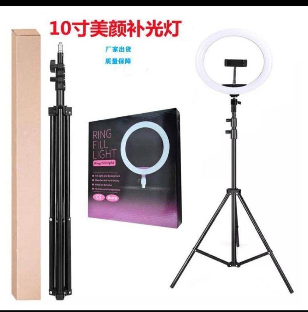 img_0742-5 10INCHES RINGLIGHT (ON SALES)
WITH 1 PHONE HOLDER ✅
2.1M TRIPOD STAND✅ - Image 1