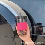 (ON SALES) BIG SIZE TRANSPARENT QUALITY GLASS CUP WITH LID COVER AND STRAW 
Suitable for Juice,Smoothie,Coffee and Milk shake Design 7