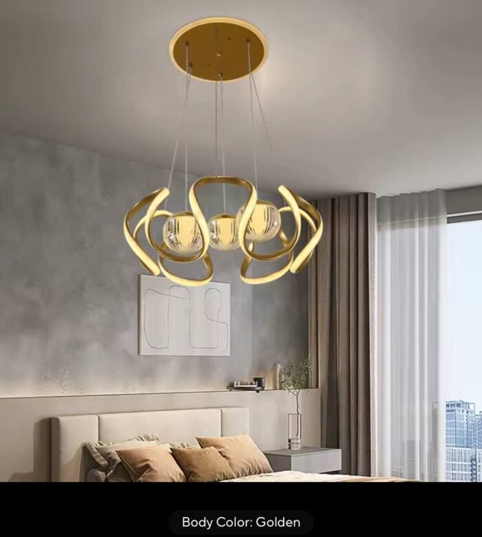 (ON SALES) MODERN MINIMALIST CLASS BALL CHANDELIER Design 3
Perfect for Dinning,Bedroom,Bar,Living room 

Display 3 LIGHT MODE - Image 2