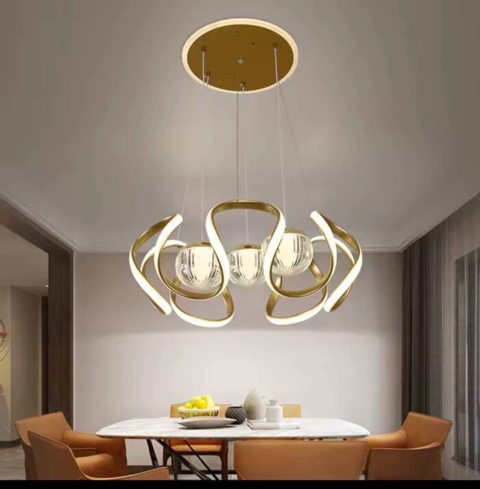 (ON SALES) MODERN MINIMALIST CLASS BALL CHANDELIER Design 3
Perfect for Dinning,Bedroom,Bar,Living room 

Display 3 LIGHT MODE - Image 5