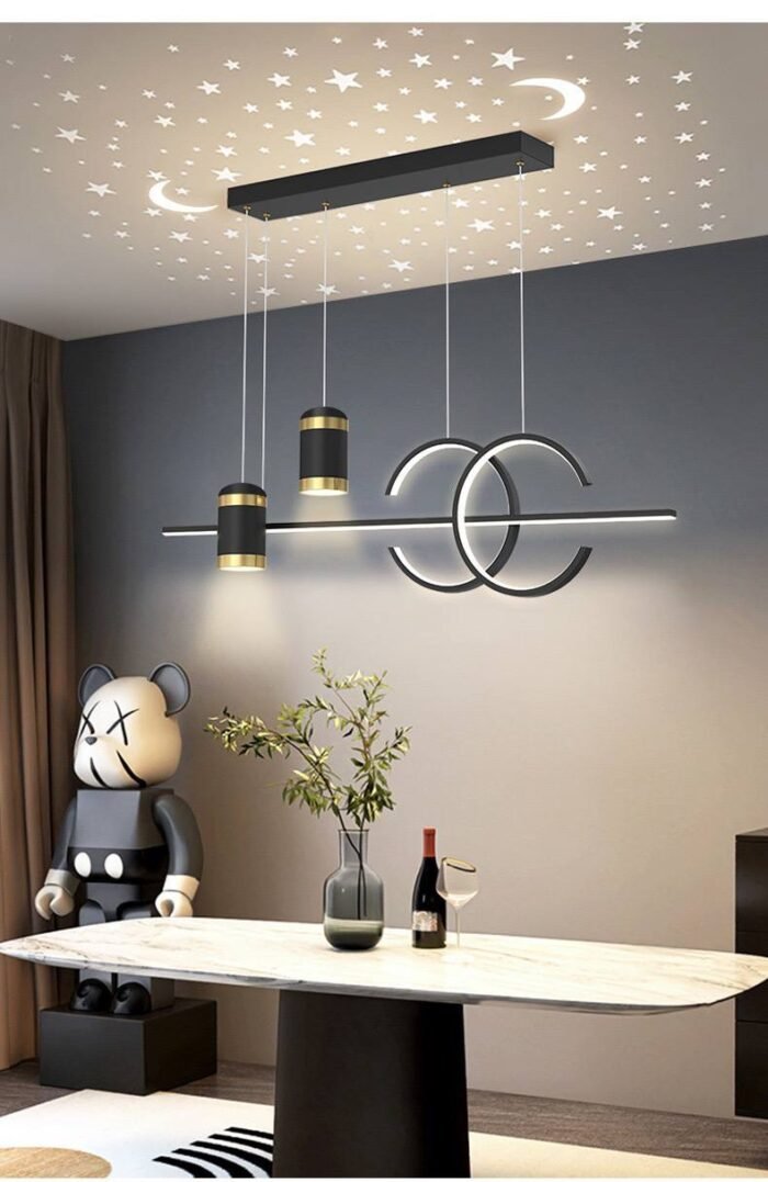 (ON SALES) MODERN NORDIC CHAN’EL LOGO PENDANT LUXURY CREATIVE MINIMALIST DINNING,BAR,KITCHEN CHANDELIER Design 2 

Display 3 LIGHT MODE - Image 4