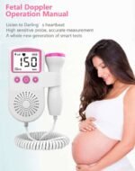 FETAL DOPPLER MACHINE(you can use from 9weeks)Allow you listen to your baby heartbeats