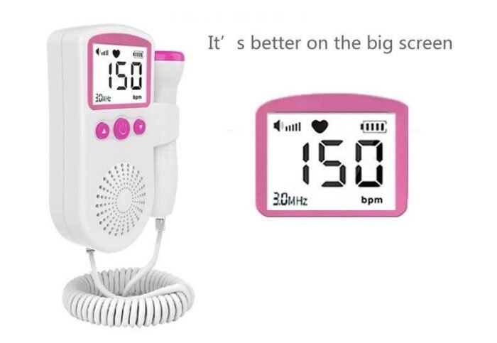 FETAL DOPPLER MACHINE(you can use from 9weeks)Allow you listen to your baby heartbeats - Image 5