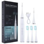 (ON SALES) RECHARGEABLE ULTRASONIC DENTAL CALCULUS REMOVER,TEETH WHITENING,TARTAR REMOVER ORAL IRRIGATOR(Comes with 3 replaceable brush,2 different medical steel cleaning head,mouth mirror) - Image 2
