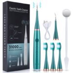 (ON SALES) RECHARGEABLE ULTRASONIC DENTAL CALCULUS REMOVER,TEETH WHITENING,TARTAR REMOVER ORAL IRRIGATOR(Comes with 3 replaceable brush,2 different medical steel cleaning head,mouth mirror) - Image 3