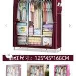 3 COMPARTMENT IRON STRONG CLOTH WARDROBE(RN-7601)
