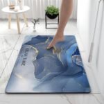 MARBLE DESIGN SILICON QUICK DRYING/WATER ABSORBENT FOOTMAT DESIGN 3 

SIZE 40*60CM - Image 3
