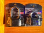 ANTI THEFT ALARM PADLOCK WITH 3 KEY MODEL AND SPARE BATTERY(Plastic steel enclosure)