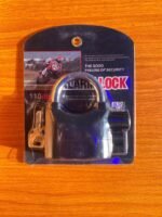 ANTI THEFT ALARM PADLOCK WITH 3 KEY MODEL AND SPARE BATTERY(Plastic steel enclosure) - Image 3