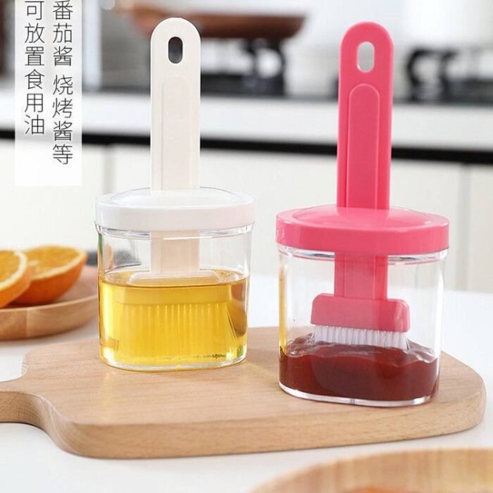 OIL BRUSH AND CUP FOR GRILLING OR FRYPAN/BARBECUE - Image 4
