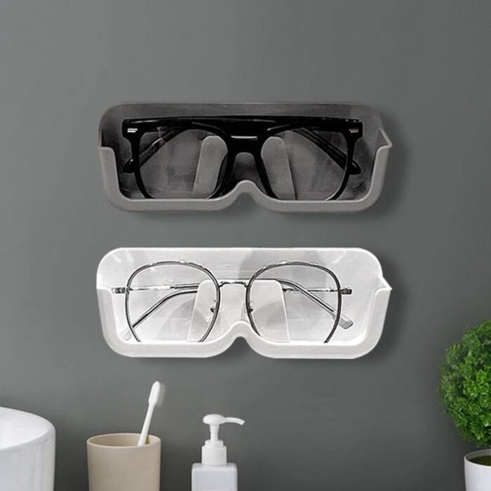 SELF ADHESIVE WALL MOUNT GLASS STORAGE BOX/HOLDER
Random color mixing pls - Image 4
