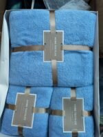 3IN1 FLUFFY WATER ABSORBENT TOWEL IN A FANCY BOX&BAG (Exactly  home textile brand)
💯 cotton•••VERY FULL AND FLUFFY - Image 7