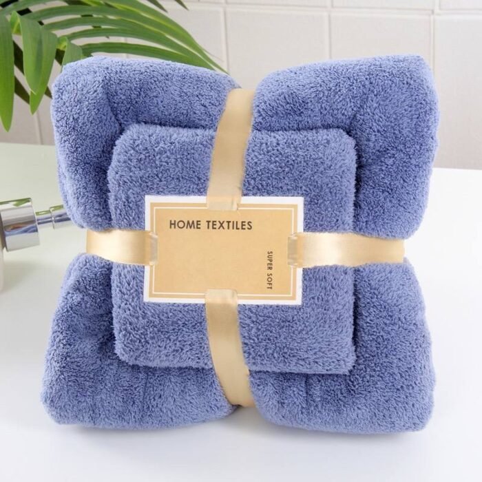 2IN1 FLUFFY WATER ABSORBENT TOWEL(Exactly  home textile brand)
💯 cotton•••VERY FULL AND FLUFFY - Image 5