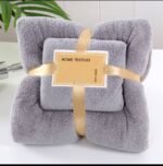 2IN1 FLUFFY WATER ABSORBENT TOWEL(Exactly  home textile brand)
💯 cotton•••VERY FULL AND FLUFFY - Image 9