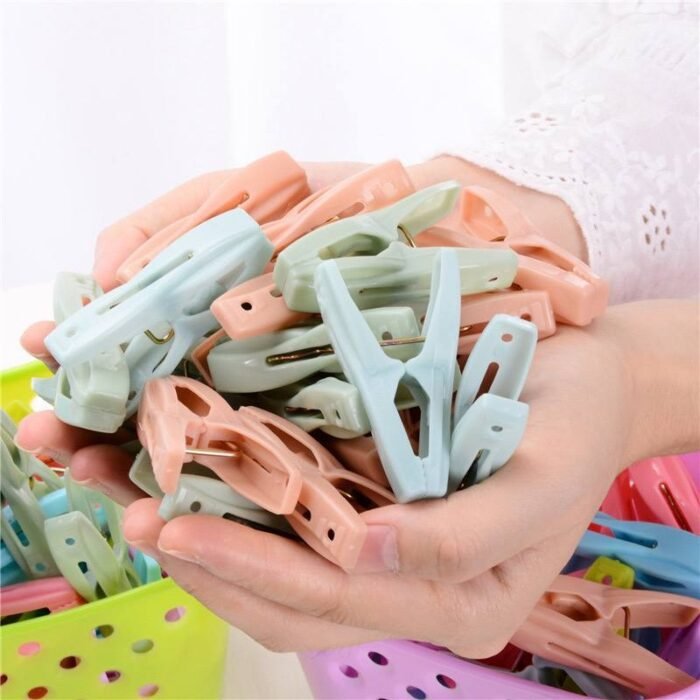 30PC QUALITY STRONG CLOTH PEG IN BASKET perfect for souvenir - Image 3
