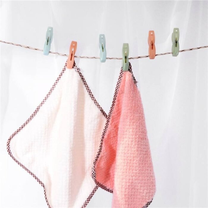 30PC QUALITY STRONG CLOTH PEG IN BASKET perfect for souvenir - Image 4