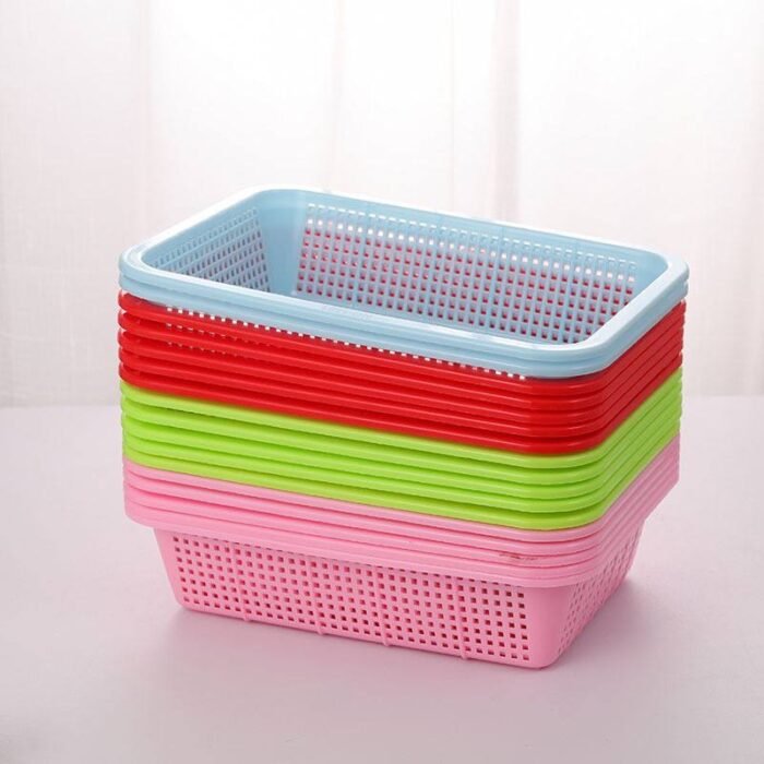 (ON SALES) QUALITY THICK SQUARE SHAPE FRUIT/VEGGIES STORAGE BASKET/SIEVE

PERFECT FOR SOUVENIR - Image 2